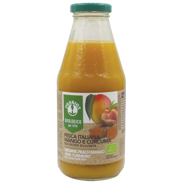 Succo Pesca Mango Curcuma 500 Ml Probios