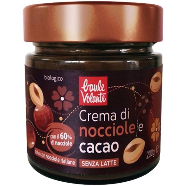 Crema Nocciole e Cacao Senza Latte 200 gr BAULE VOLANTE