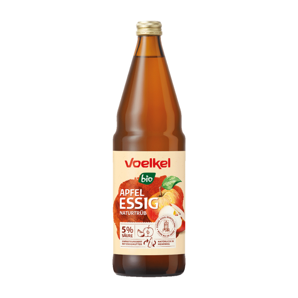 Aceto Di Mele Non Filtrato Voelkel 750 Ml