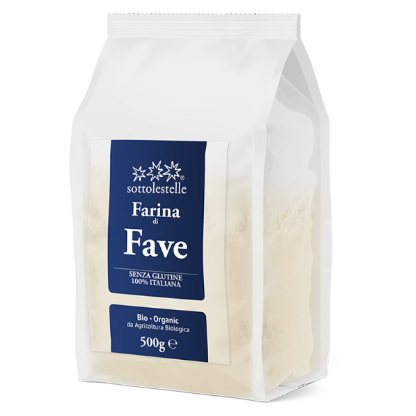 Farina di fave senza glutine 100% 500gr Sotto le stelle