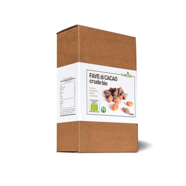 FORLIVE Fave di Cacao Crude BIO 200 gr
