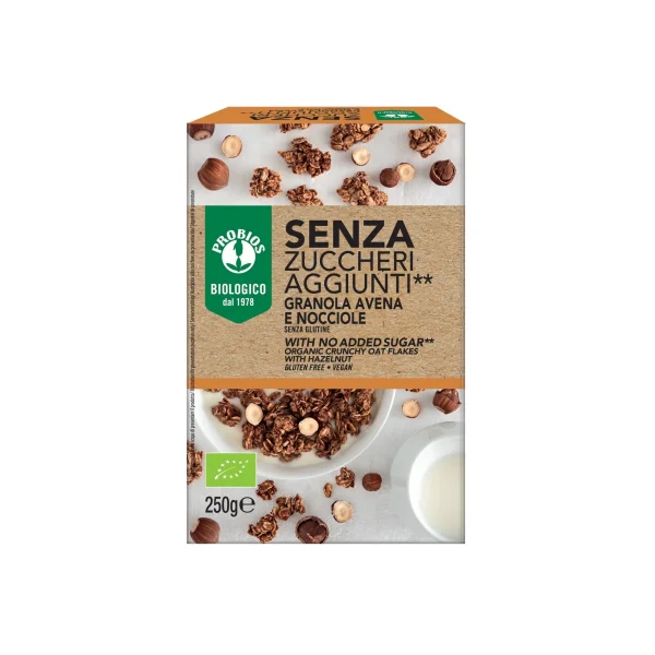 Granola Avena Nocciole Senza Zuccheri Aggiunti Probios