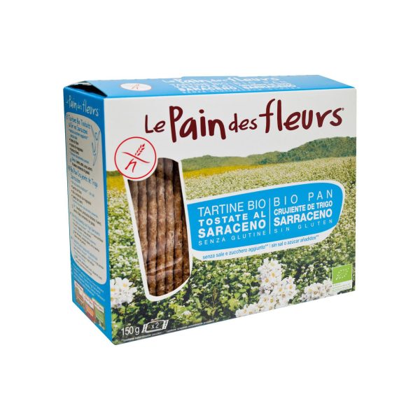 Tartine Bio Tostate Grano Saraceno 100%  Senza Glutine Le Pain Des Fleures