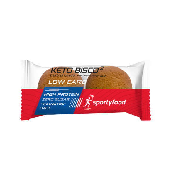 Ketobisco Frutti Di Bosco 2x20 gr SPORTYFOOD