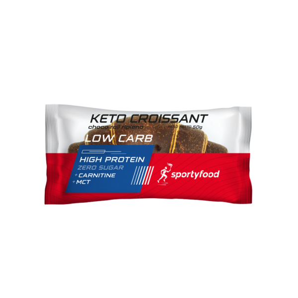 Keto Croissant Choco Roll Ripieno 50 gr SPORTYFOOD