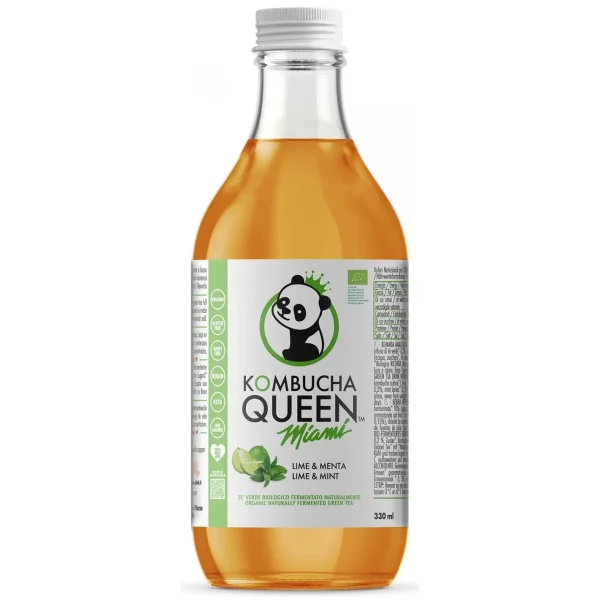 Kombucha Queen Lime e menta 330ml