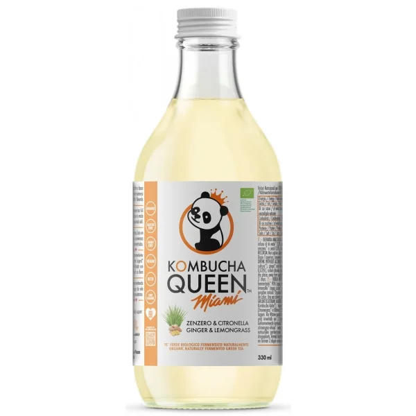 Kombucha Queen Zenzero e citronella 330ml