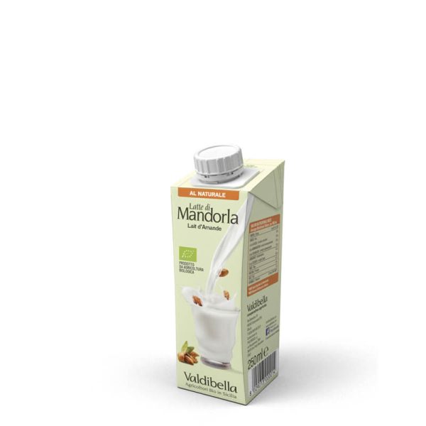Valdibella Latte Di Mandorla Naturale Senza Zucchero 250 ml