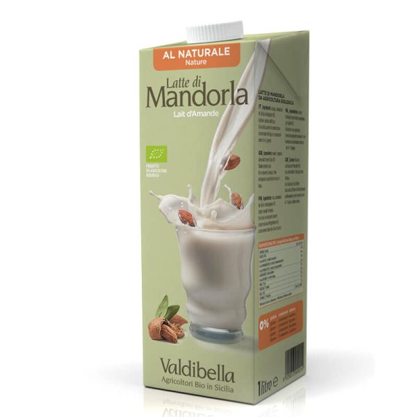 Valdibella Latte Di Mandorla Naturale Senza Zucchero 1Lt