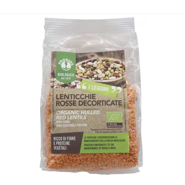 Lenticchie Rosse Decorticate Bio 400 Gr Probios