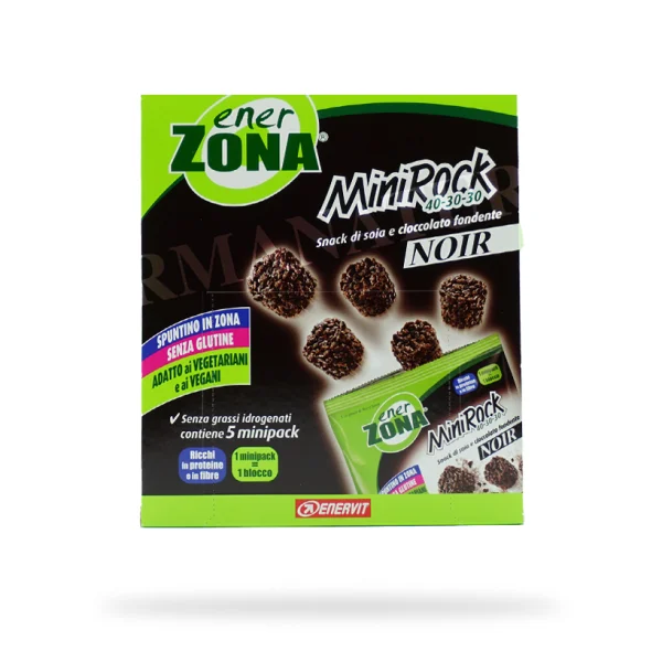 enerZONA MINIROCK 40-30-30 noir fondente 5 bustine - ENERVIT