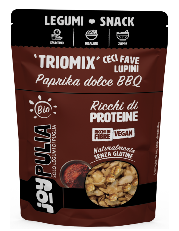 Triomix Legumi croccanti Paprika dolce 42gr JOYPULIA