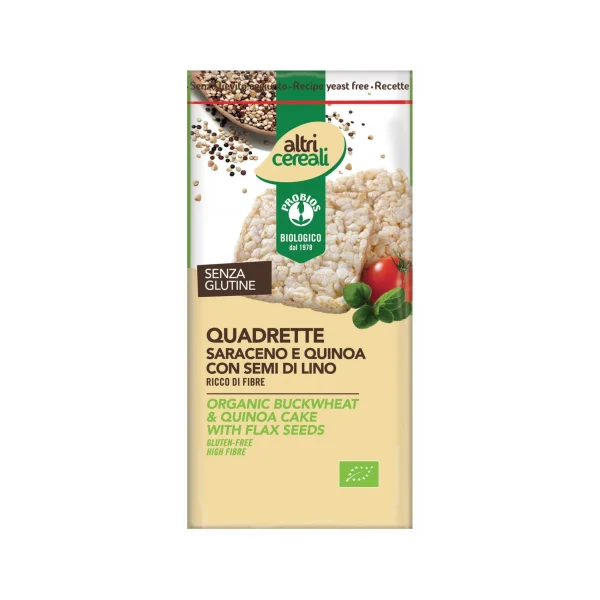 Quadrette Saraceno e Quinoa Bio 130 gr Probios