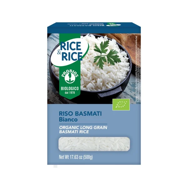 Riso Bio Basmati Bianco 500 Gr Rice&Rice
