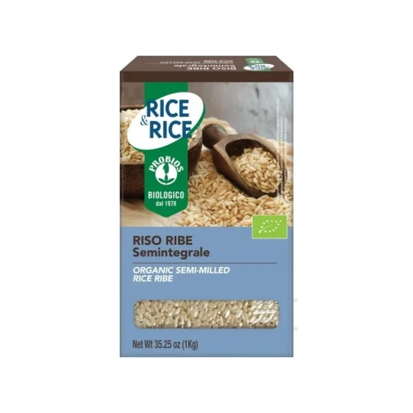 Riso Ribe Semintegrale Bio 1Kg Rice&Rice