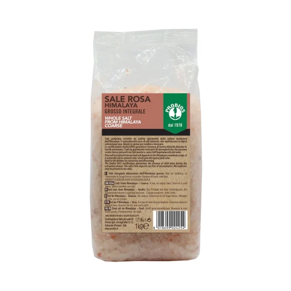 Sale Rosa Dell'Himalaya Grosso 1 Kg Probios