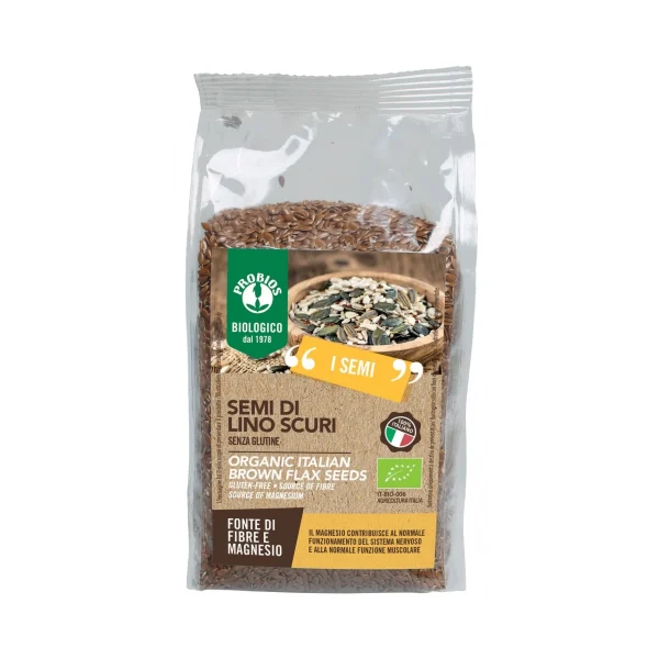 Semi di Lino Scuri Bio 500 gr Probios