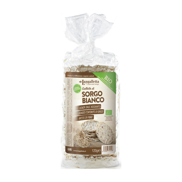 Gallette 100%Sorgo Bianco Bio 120gr