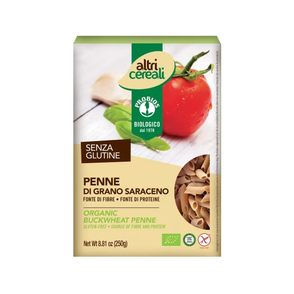 Penne 100% Grano Saraceno Bio Senza Glutine 250 Gr Probios