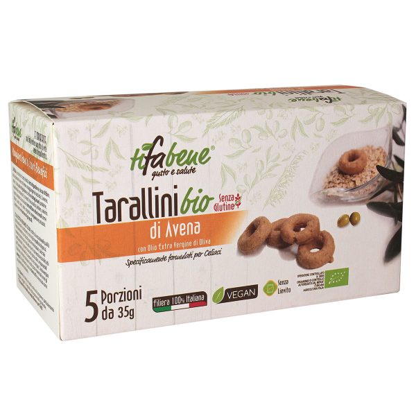 Tarallini TiFaBeneBio di Avena Senza glutine