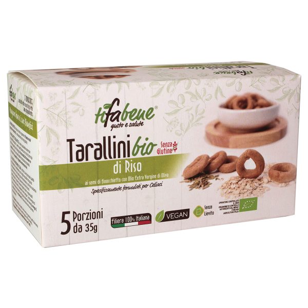 Tarallini TiFaBeneBio di Riso Senza glutine
