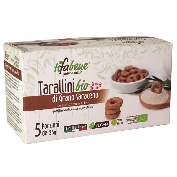 Tarallini TiFaBeneBio di Grano Saraceno Senza glutine