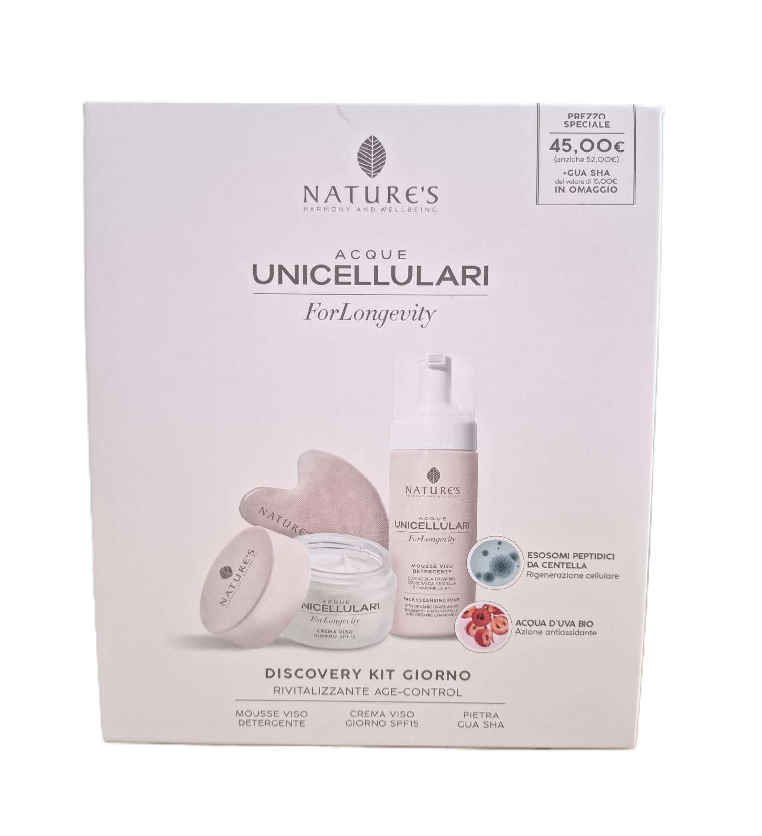 Acque Unicellulari ForLongevity discovery Kit Giorno