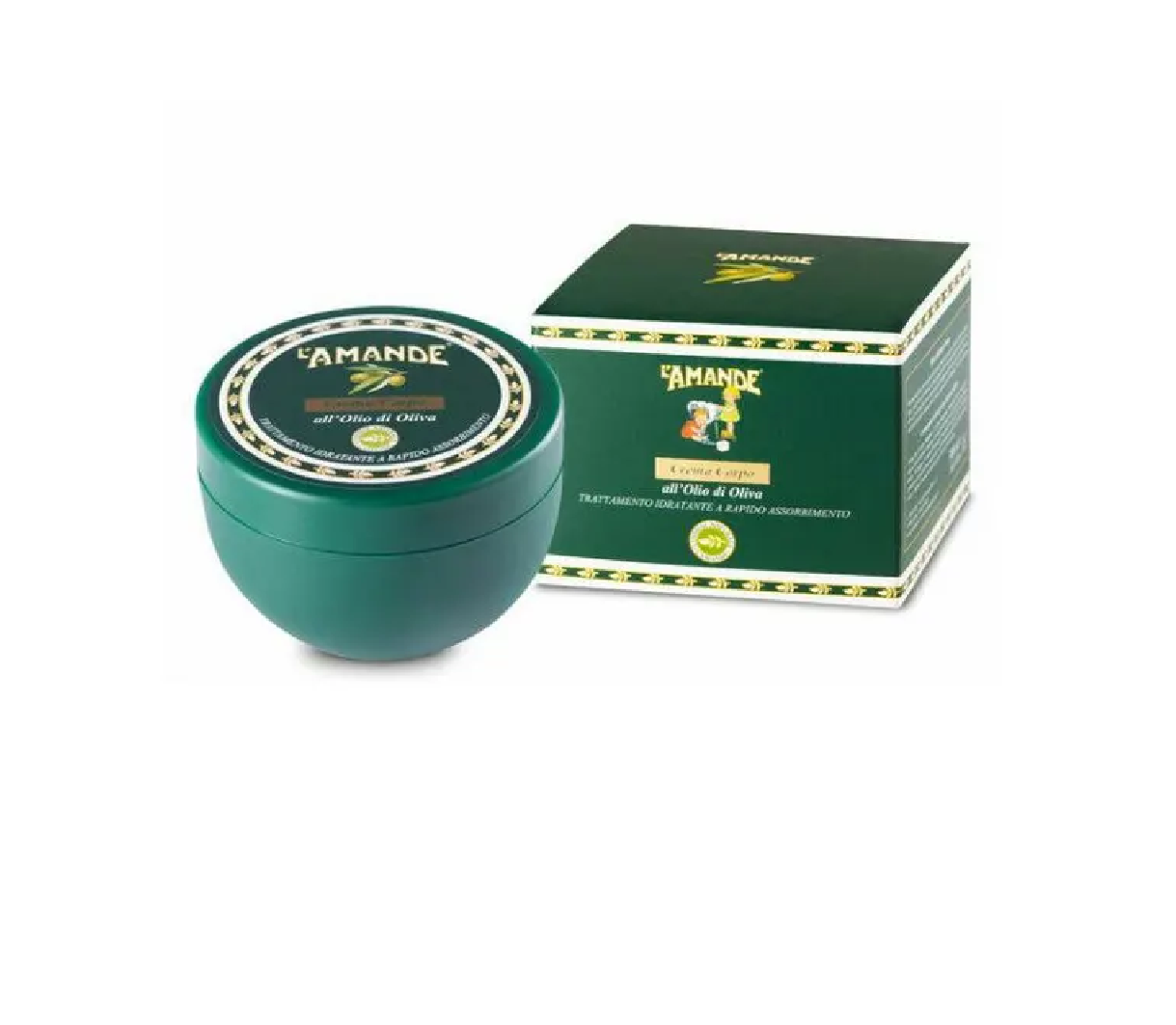 Crema Corpo Olio di Oliva 300ml L'Amande
